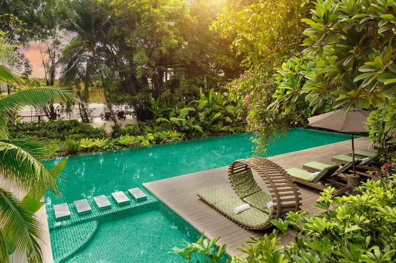 resort nghỉ dưỡng trên sông Sài Gòn