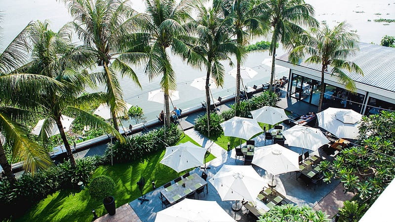 resort nghỉ dưỡng trên sông Sài Gòn